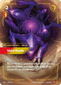 *Foil Void Rush — 188/221