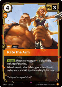 Kato the Arm - (SFD-112/221) - Near Mint (*Foil )