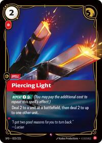 *Foil Piercing Light — 023/221