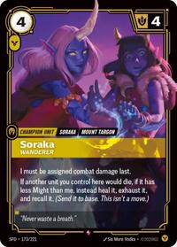 Soraka - Wanderer - (SFD-173/221) - Near Mint (*Foil )