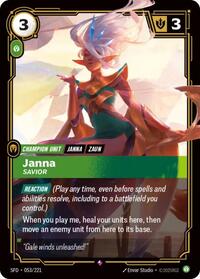 *Foil Janna - Savior — 053/221