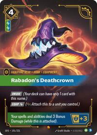 Rabadon's Deathcrown - (SFD-191/221) - Near Mint (*Foil )