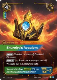 Shurelya's Requiem - (SFD-192/221) - Near Mint (*Foil )