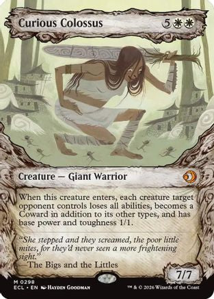 Curious Colossus (Showcase) - Lorwyn Eclipsed #298