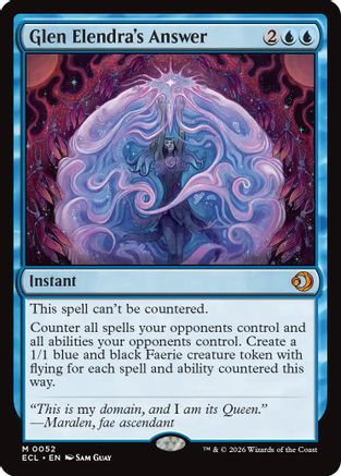 Glen Elendra's Answer - Lorwyn Eclipsed #52