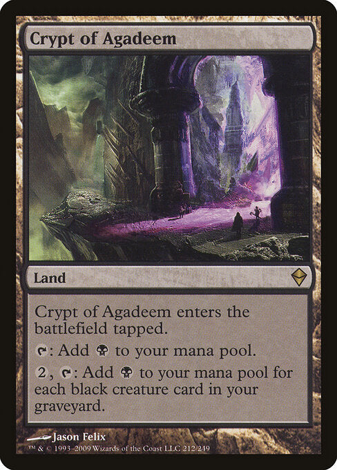 Crypt of Agadeem - (zen Zendikar-212)