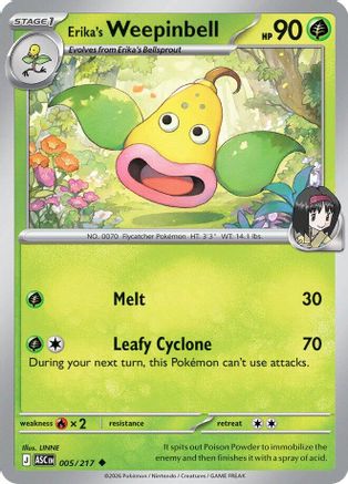 Erika's Weepinbell - ME: Ascended Heroes #005