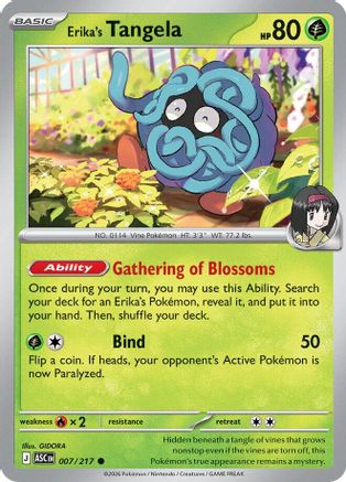 Erika's Tangela - 007/217 - ME: Ascended Heroes #007