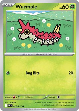 Wurmple - ME: Ascended Heroes #011