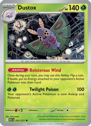 Dustox - 015/217 - ME: Ascended Heroes #015