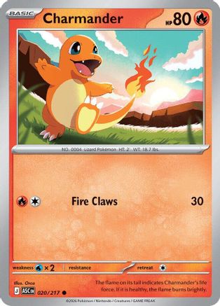Charmander - ME: Ascended Heroes #020