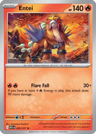 Entei - ME: Ascended Heroes #025