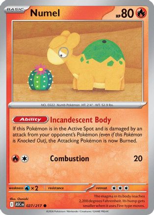 Numel - 027/217 - ME: Ascended Heroes #027
