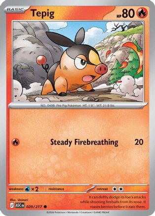 Tepig - ME: Ascended Heroes #029