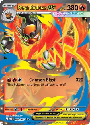 Mega Emboar ex - 031/217 - ME: Ascended Heroes #031