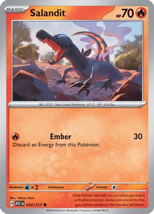 Salandit - ME: Ascended Heroes #034