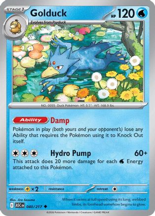 Golduck - ME: Ascended Heroes #040