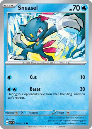 Sneasel - ME: Ascended Heroes #044