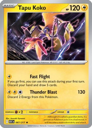 Tapu Koko - ME: Ascended Heroes #067