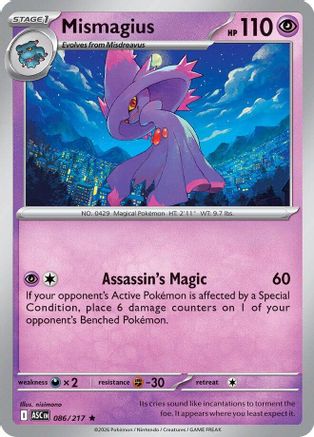 Mismagius - ME: Ascended Heroes #086