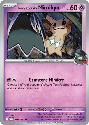 Team Rocket's Mimikyu - 097/217 - ME: Ascended Heroes #097