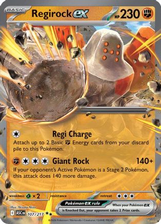 Regirock ex - ME: Ascended Heroes #107