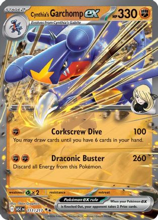 Cynthia's Garchomp ex - ME: Ascended Heroes #111
