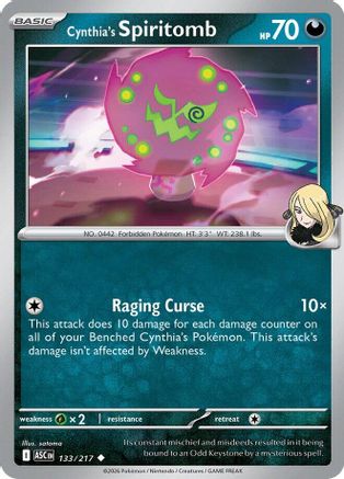 Cynthia's Spiritomb - 133/217 - ME: Ascended Heroes #133