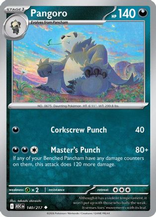 Pangoro - ME: Ascended Heroes #140