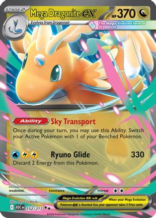 Mega Dragonite ex - 152/217 - ME: Ascended Heroes #152