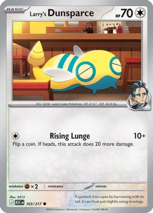 Larry's Dunsparce - ME: Ascended Heroes #163