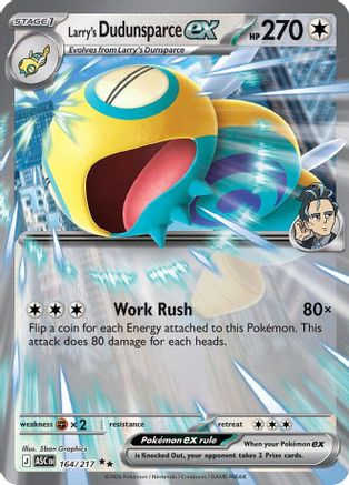 Larry's Dudunsparce ex - ME: Ascended Heroes #164