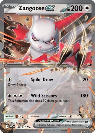 Zangoose ex - ME: Ascended Heroes #167
