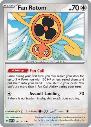 Fan Rotom - 171/217 - ME: Ascended Heroes #171