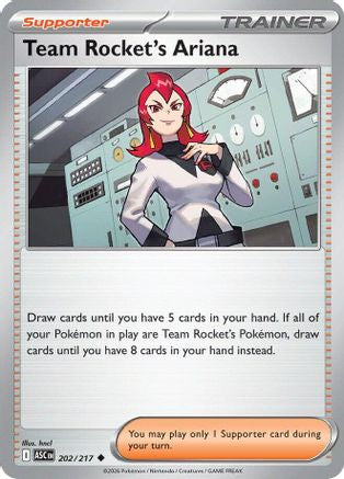 Team Rocket's Ariana - ME: Ascended Heroes #202