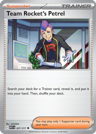 Team Rocket's Petrel - ME: Ascended Heroes #207