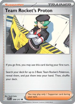 Team Rocket's Proton - ME: Ascended Heroes #208