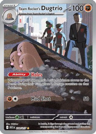Team Rocket's Dugtrio - 239/217 - ME: Ascended Heroes #239