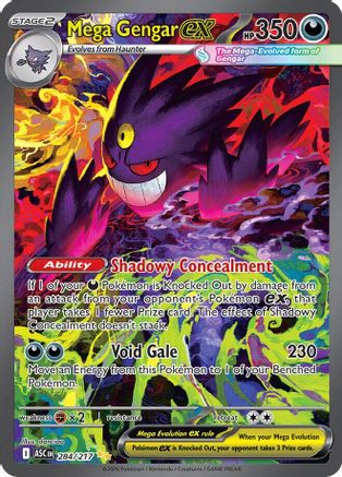 Mega Gengar ex - 284/217 - ME: Ascended Heroes #284