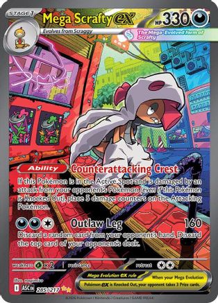 Mega Scrafty ex - 285/217 - ME: Ascended Heroes #285