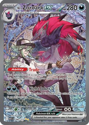 N's Zoroark ex - 286/217 - ME: Ascended Heroes #286