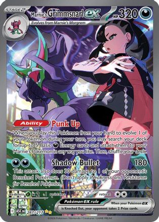 Marnie's Grimmsnarl ex - ME: Ascended Heroes #287