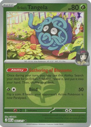Erika's Tangela - 007/217 (Energy Symbol Pattern) - ME: Ascended Heroes #007