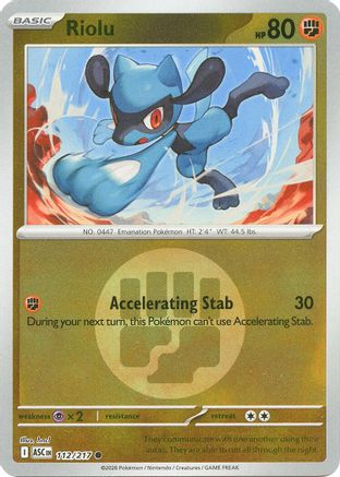 Riolu (Energy Symbol Pattern) - ME: Ascended Heroes #112