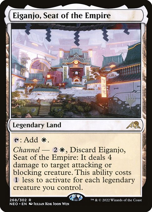 *Foil Eiganjo, Seat of the Empire — PNEO — 268p