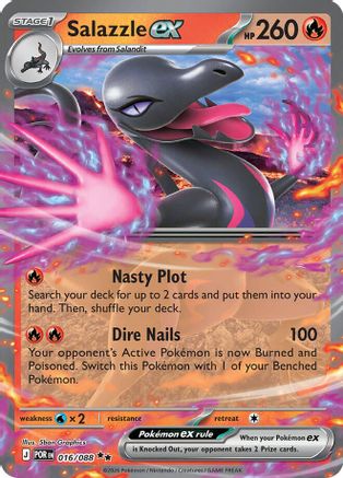 Salazzle ex - 016/088 - ME03: Perfect Order #016