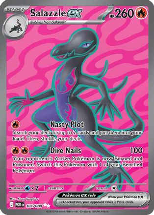 Salazzle ex - 101/088 - ME03: Perfect Order #101