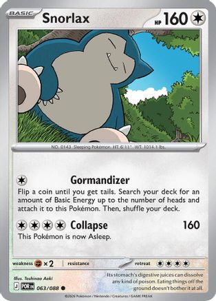 Snorlax - ME03: Perfect Order #063