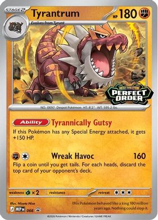 Tyrantrum - 066 - ME: Mega Evolution Promo #066
