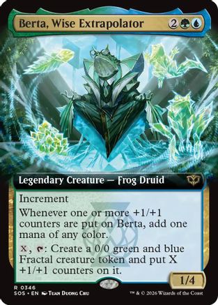 Berta, Wise Extrapolator (Extended Art) - Secrets of Strixhaven #346